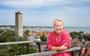 Ds. Mathilde de Graaff op Terschelling. 