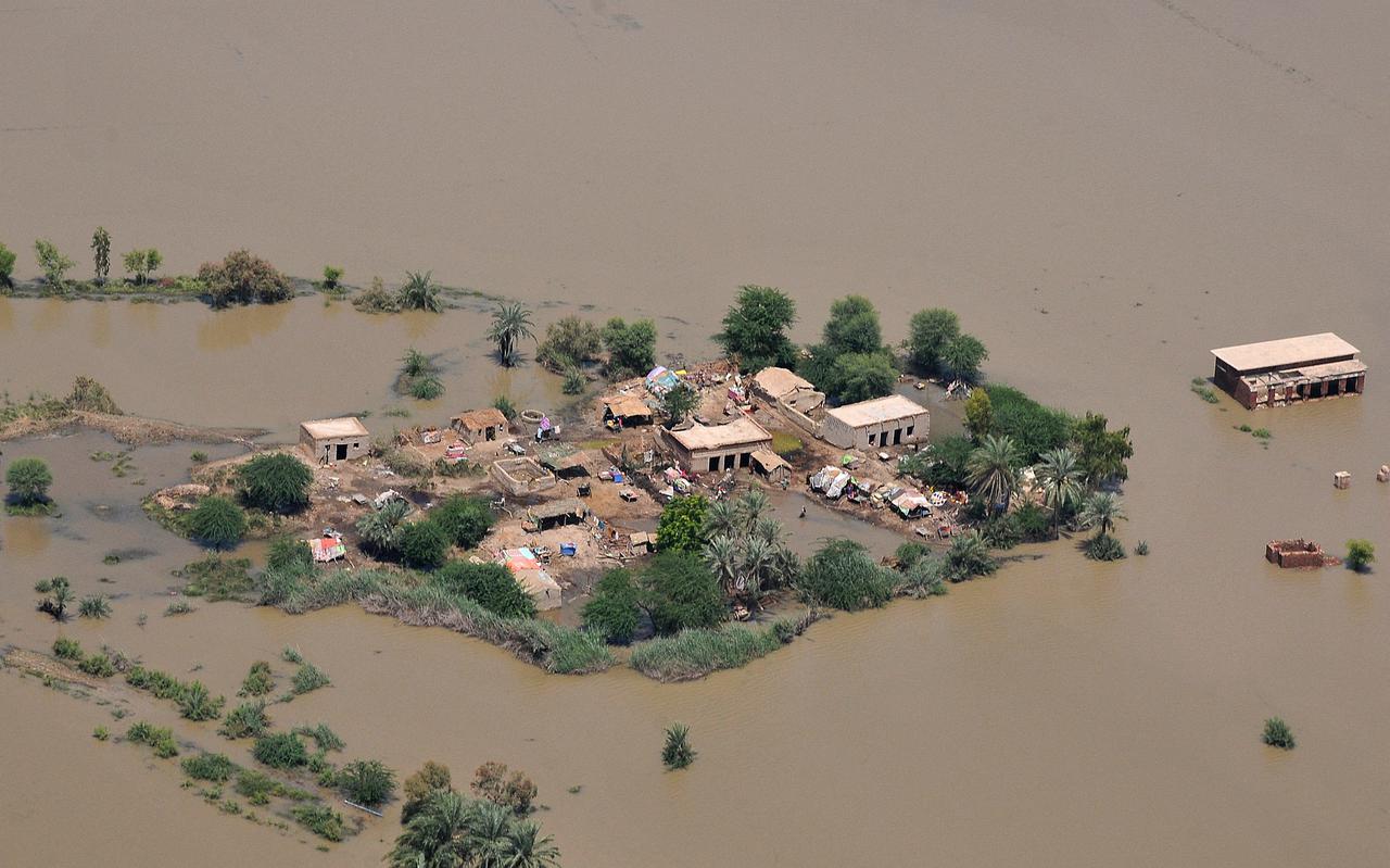 De klimaatcrisis is voelbaar in Pakistan, dat lijdt onder zware overstromingen. 