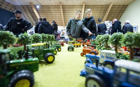 Miniaturenbeurs in het Landbouwmuseum in Leeuwarden in 2019. 