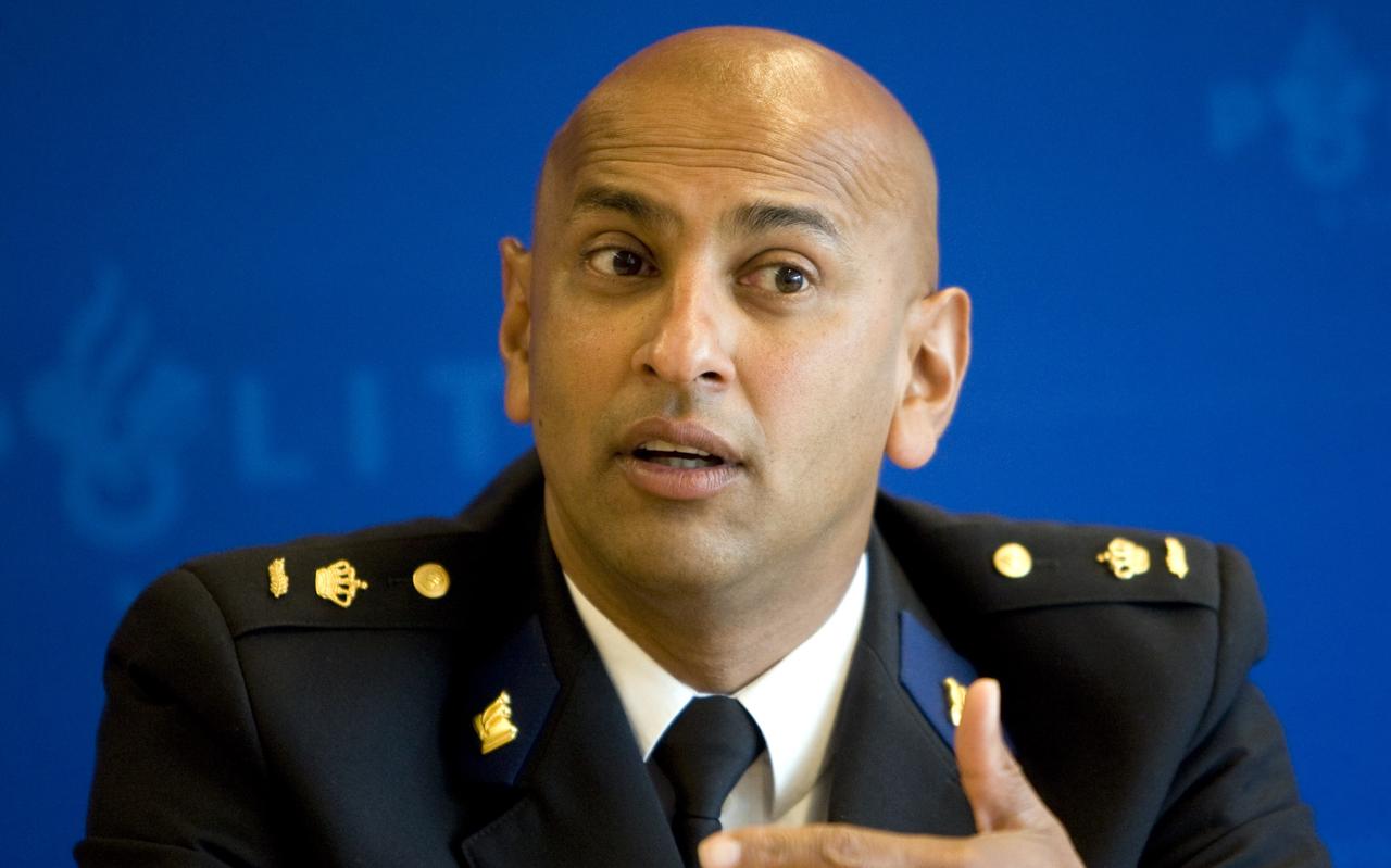 Martin Sitalsing, vanaf juni de nieuwe korpschef van Politie Noord-Nederland.