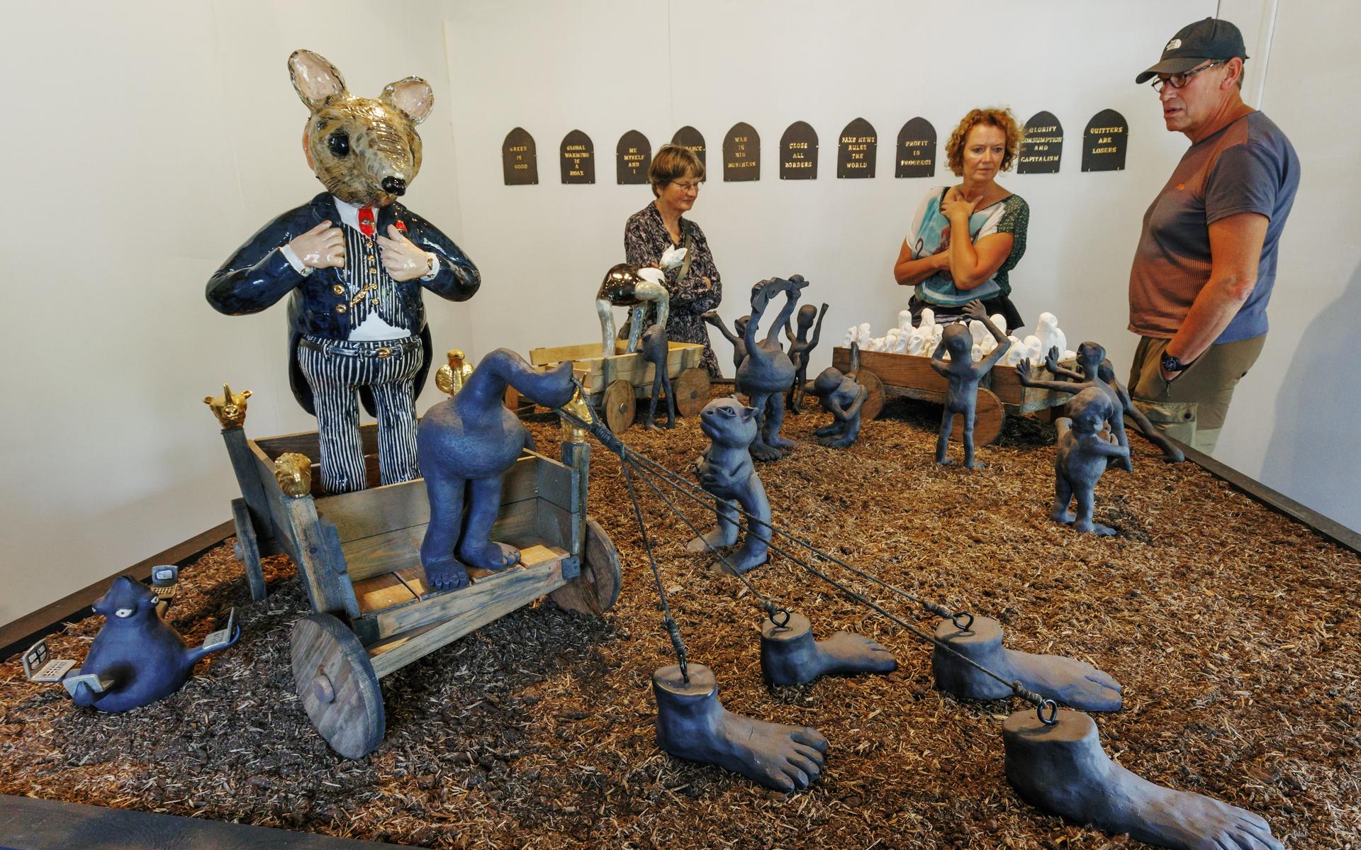 Oldeberkoop verandert voor vier weken in een dorp vol kunst: 'Leuk om te zien dat zo’n klein dorp di