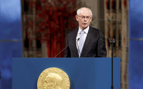 Tien jaar geleden mocht Van Rompuy, toen voorzitter van de Europese Raad, namens de EU in Oslo de Nobelprijs voor de Vrede in ontvangst nemen. Bij die gelegenheid zei Van Rompuy dat de EU maar één fundamentele reden van bestaan kent: het bevorderen van broederschap tussen Europese naties.  