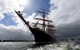 De Sedov, het het grootste nog zeilende traditionele schip ter wereld.