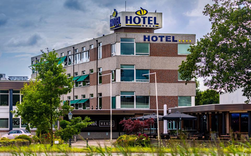 Het Amicitia Hotel in Sneek is één van de locaties waar Oekraïense vluchtelingen worden opgevangen.