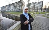 Afrah Abdullah komt namens de PvdA in Leeuwarden met voorkeursstemmen in de gemeenteraad. 