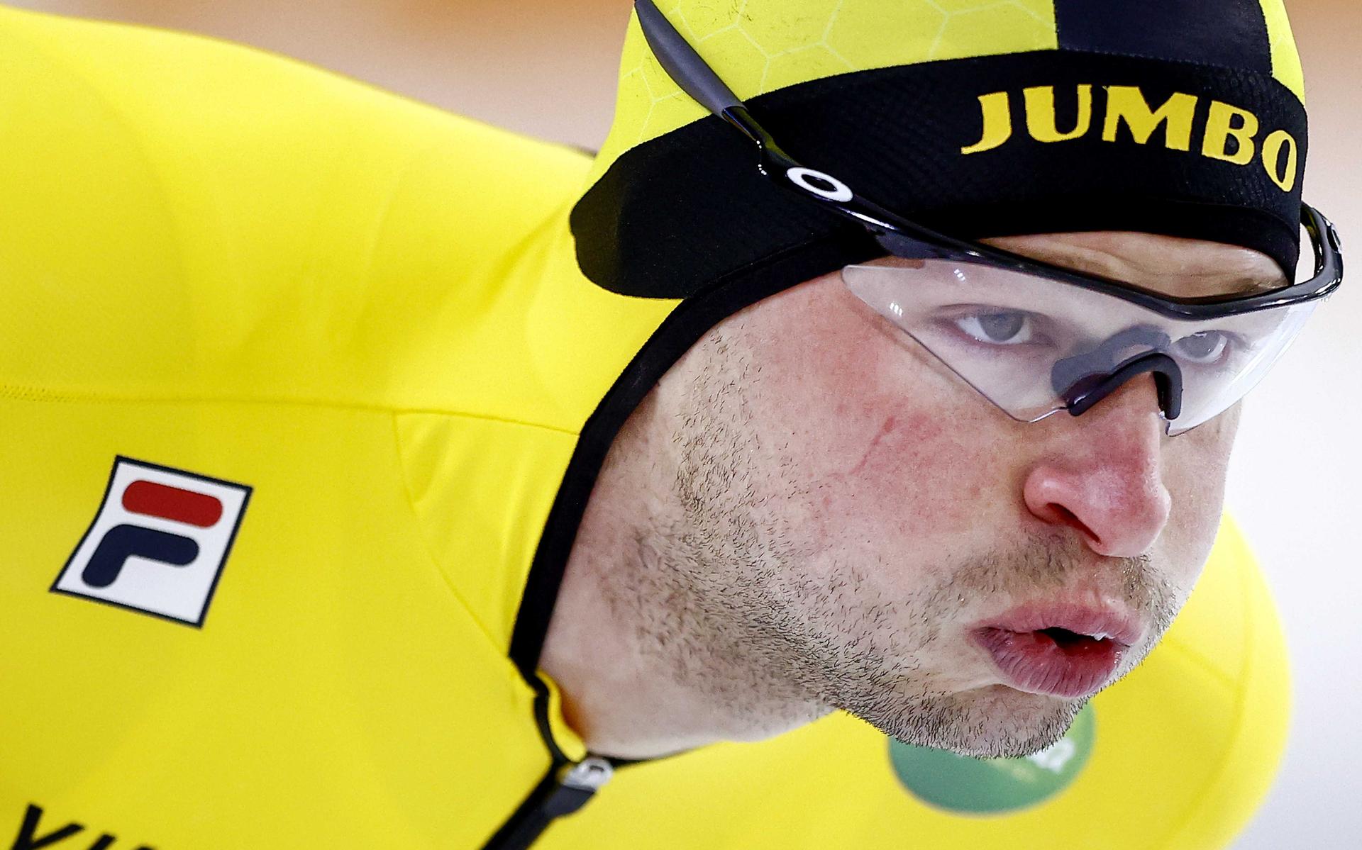 Sven Kramer zit na een sterke 5000 meter tijdens het OKT nog in de wachtkamer voor zijn vijfde Winte