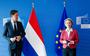 Premier Rutte op bezoek bij voorzitter Von der Leyen van de Europese Commissie, juni dit jaar. 