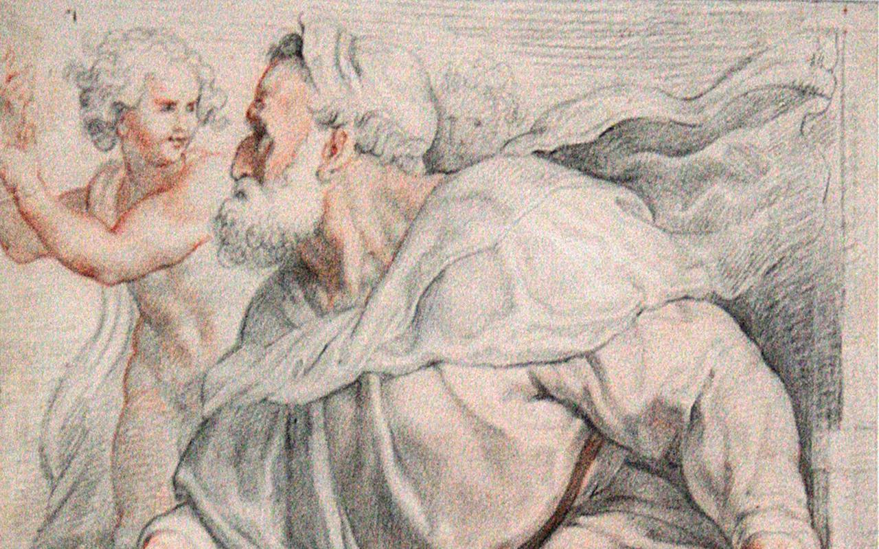 De profeet Ezechiel door Peter Paul Rubens (1609-1610) in het Louvre. De profeet Ezechiel door Peter Paul Rubens (1609-1610) in het Louvre.