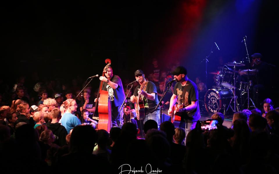 De kindermiddag van het Hûnekopfestival vorig jaar in Iduna. Het evenement van de band De Hûnekop is voor dit jaar uitgebreid tot en driedaags evenement in het Thalenpark.