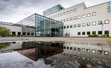 Het gemeentehuis van Smallingerland in Drachten. 