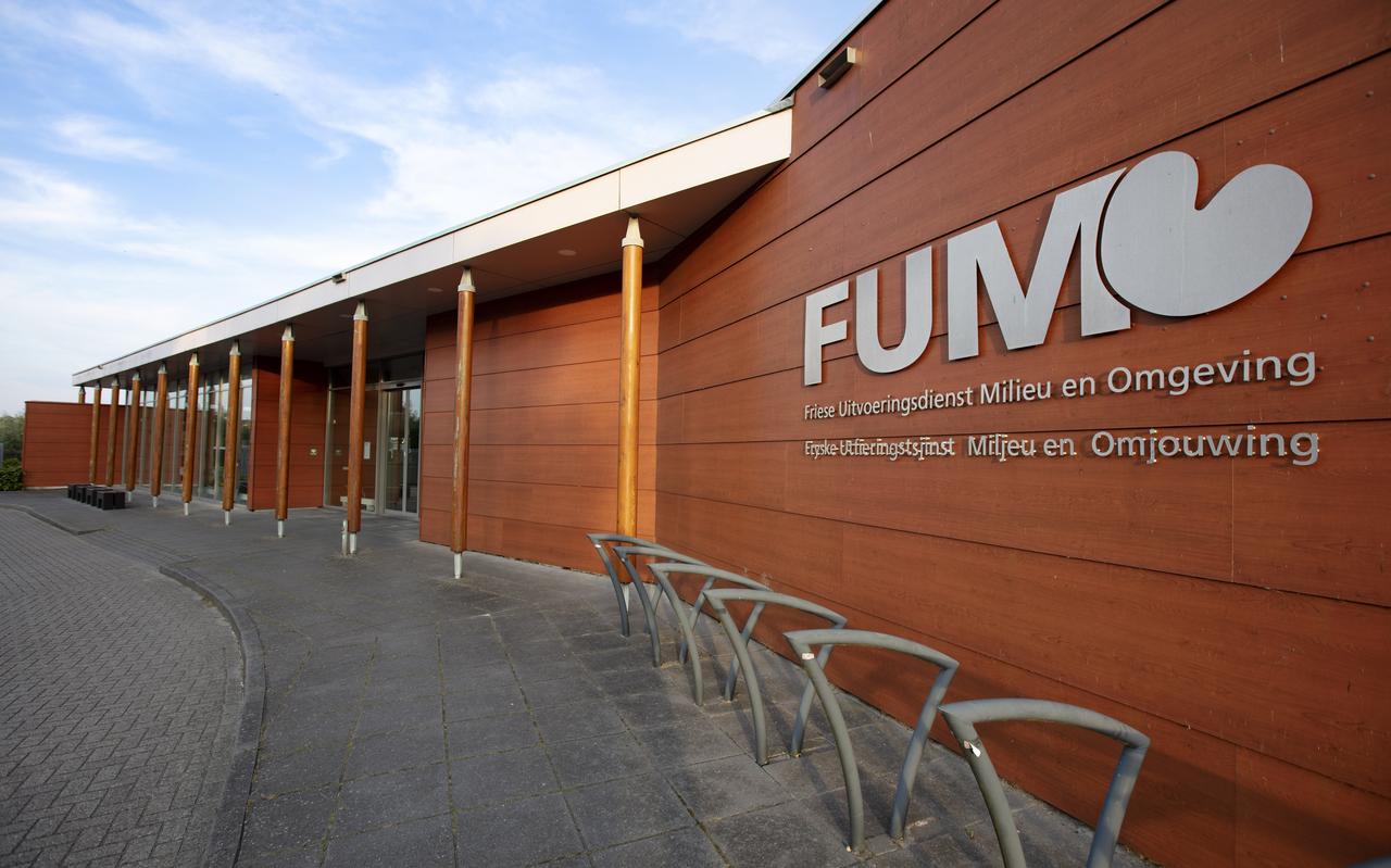 Het pand van FUMO in Grou. Het pand van FUMO in Grou.