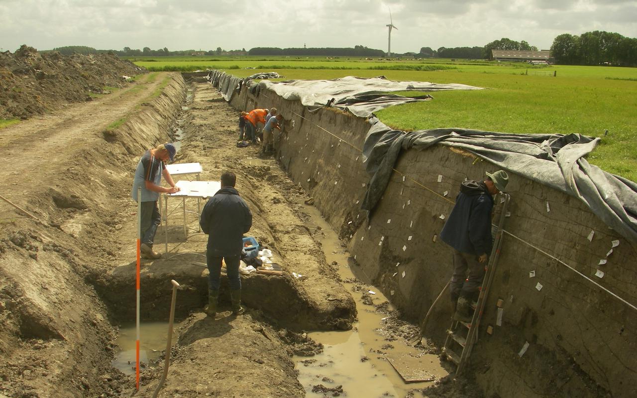 In 2009 deden archeologen een steilkantonderzoek bij Achlum.