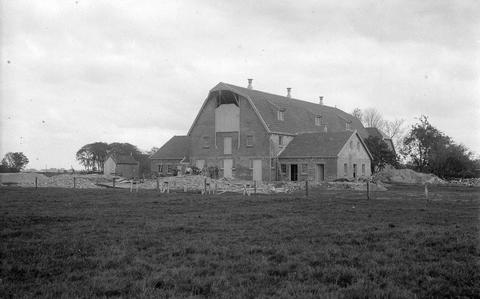 De eerste Amerikaanse boerderij bij Scharsterbrug, 1923. 