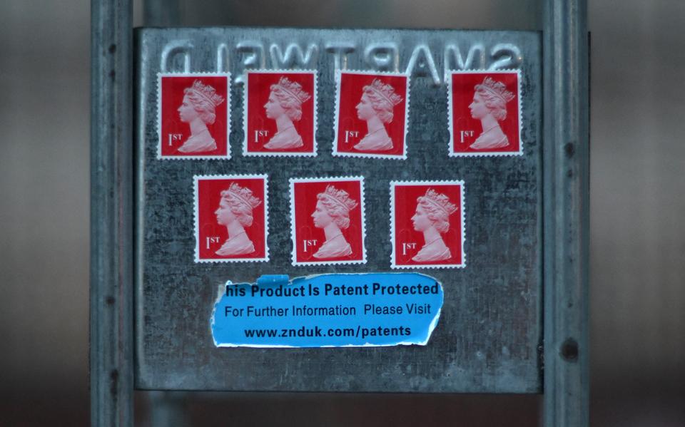 Britse postzegels.