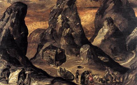 De berg Sinaï, door El Greco  (1541–1614).