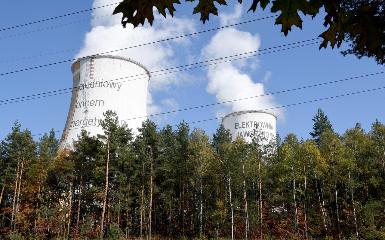 Een kolencentrale in Jaworzno, in de Poolse regio Silezië. Een kolencentrale in Jaworzno, in de Poolse regio Silezië.