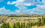 Jeruzalem, gezien vanaf de Olijfberg. 