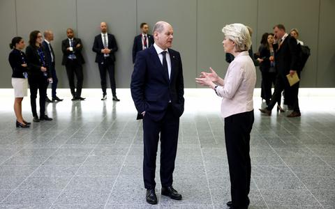 De Duitse Bondskanselier Olaf Scholz en voorzitter Ursula von der Leyen van de Europese Commissie organiseren dinsdag een bijeenkomst van deskundigen in Berlijn om een marshallplan voor Oekraïne in elkaar te sleutelen.