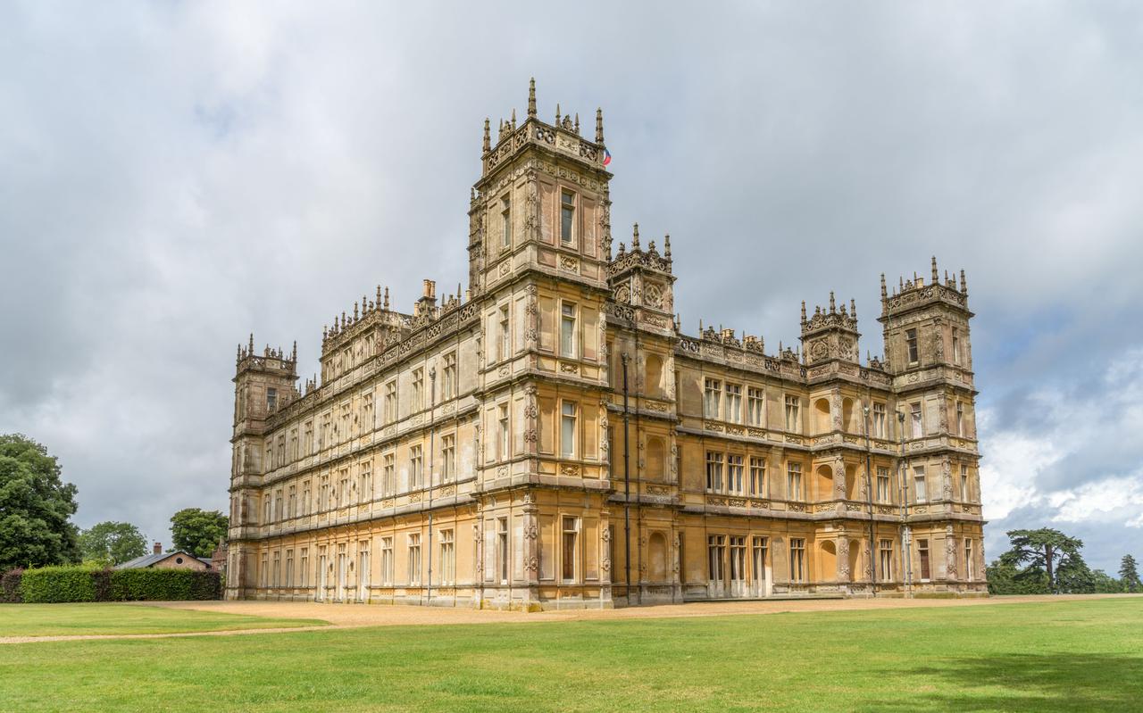 Highclere Castle in Engeland, filmlocatie voor de serie Downton Abbey.