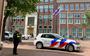 Het provinciehuis in Leeuwarden was zo'n twee uur lang afgezet door de politie.
