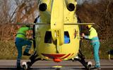De ambulancehelikopter van RAV Fryslan en ANWB Medical Air Asssistance