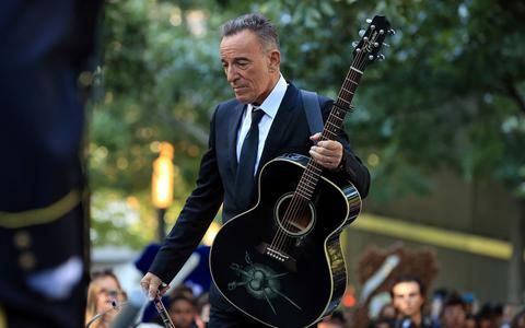 Bruce Springsteen in 2021 bij de herdenking van de aanslagen van 11 september 2001.