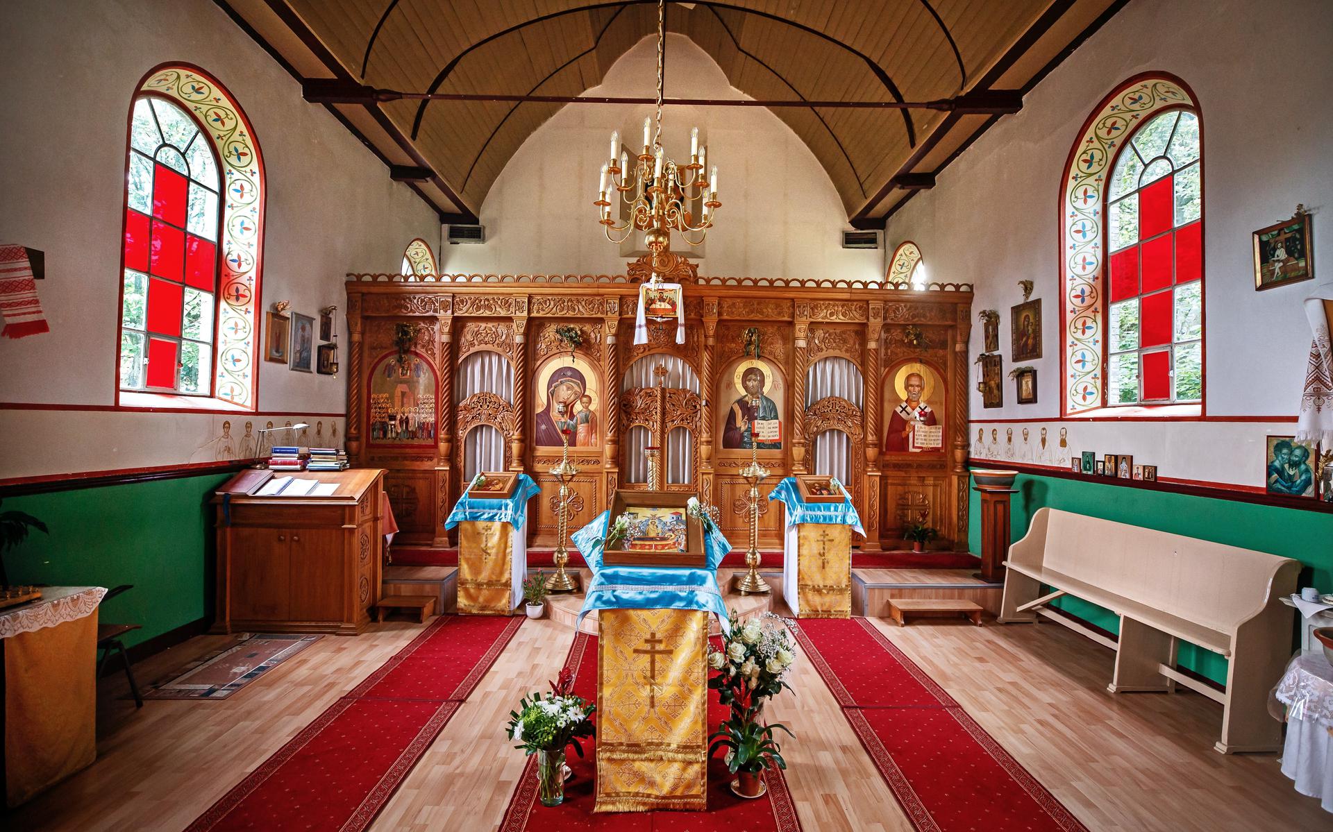 Het Russisch-Orthodox klooster in Hemelum. 