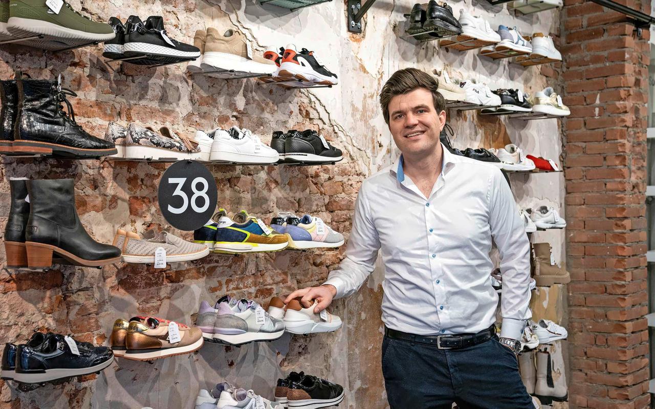 Daan Engelen opende begin dit jaar zijn eerste fysieke winkel voor refurbished schoenen.