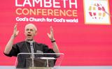 Justin Welby op de Lambethconferentie 2022. 