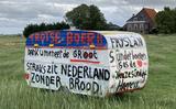 In Fryslân waren vorig jaar in de zomer overal uitingen te zien van de onvrede bij boeren.