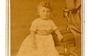 In Leeuwarden gemaakt portret van de dan tweejarige Margaretha Geertruida Zelle, ofwel Mata Hari, uit 1878. 