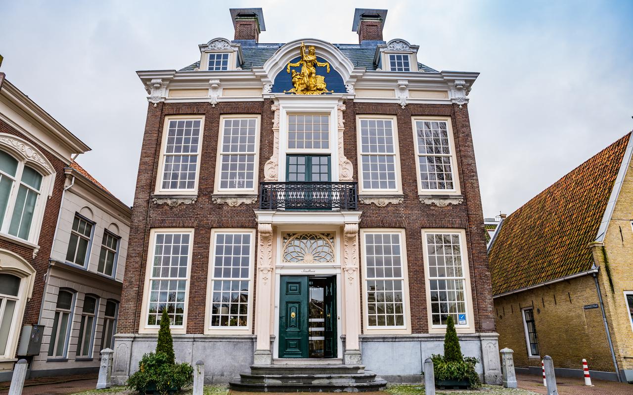 Het stadhuis van Harlingen. Het stadhuis van Harlingen.