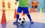 Training in een sporthal. 