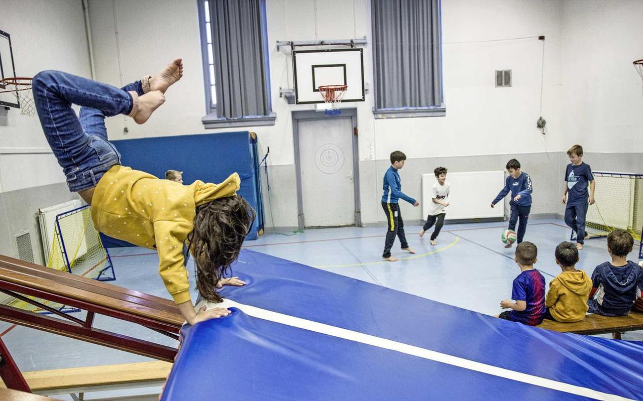 Kinderen op de Haagse De La Reyschool. Kinderen op de Haagse De La Reyschool.
