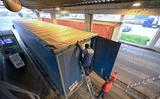 De Roemeense douane controleert intensief. 