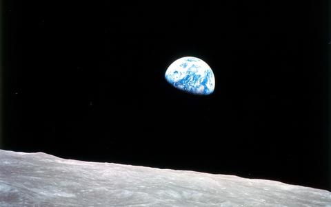 De foto 'Earthrise' uit 1968.