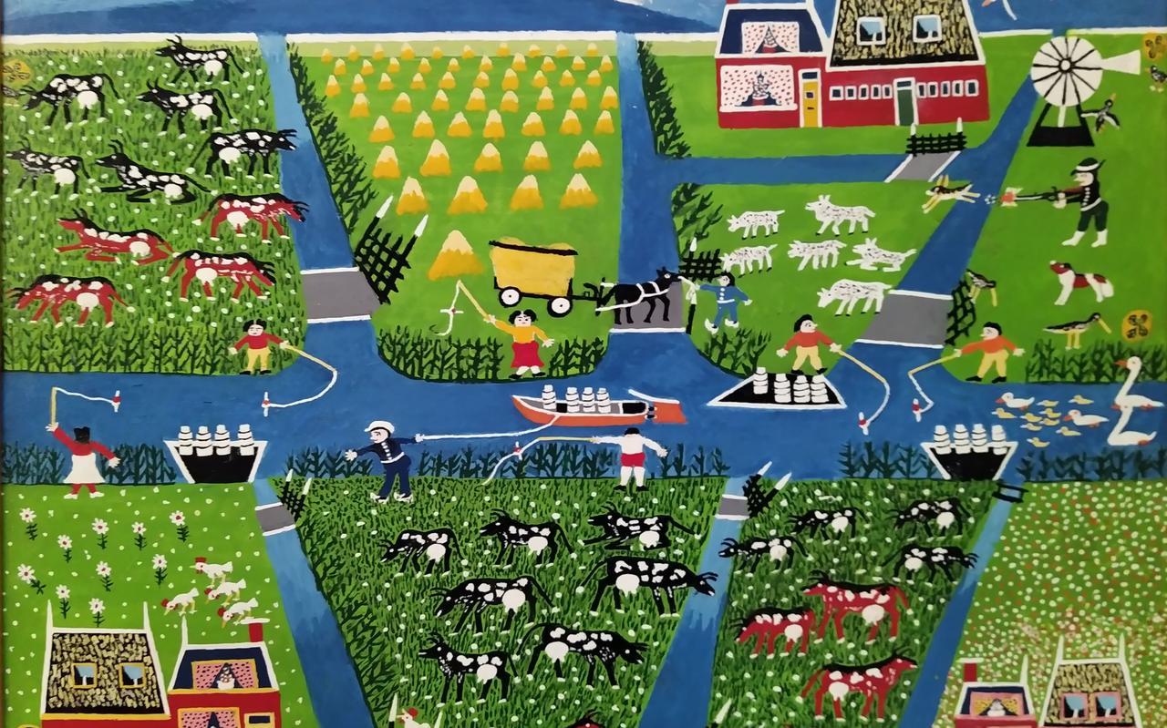 Het Friese landshap was een belangrijk thema in het werk van Ruurd WIersma. Het Friese landshap was een belangrijk thema in het werk van Ruurd WIersma.