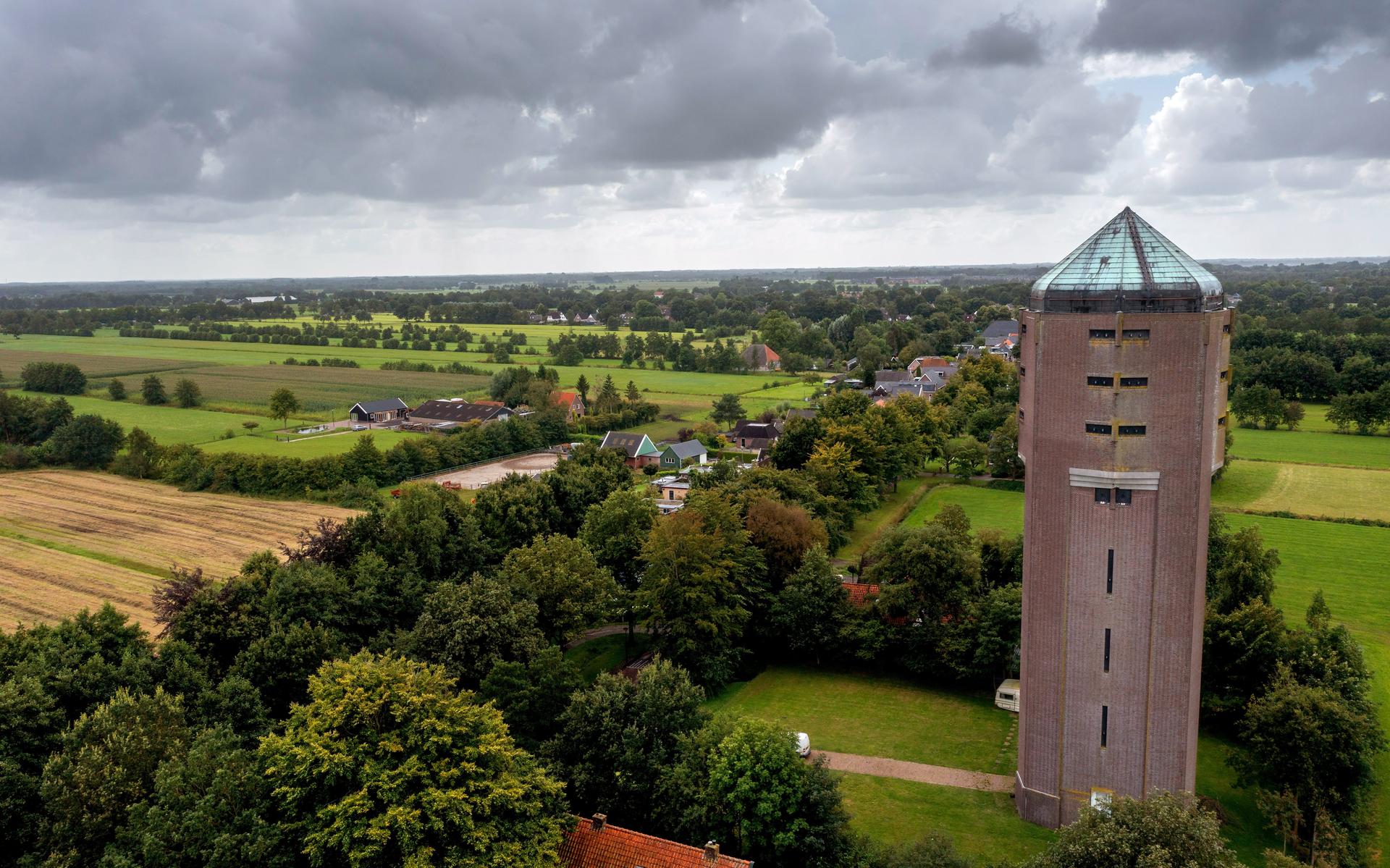 Ambitieuze plannen voor de oude watertoren in Lippenhuizen: die krijgt een metamorfose tot eet- en l