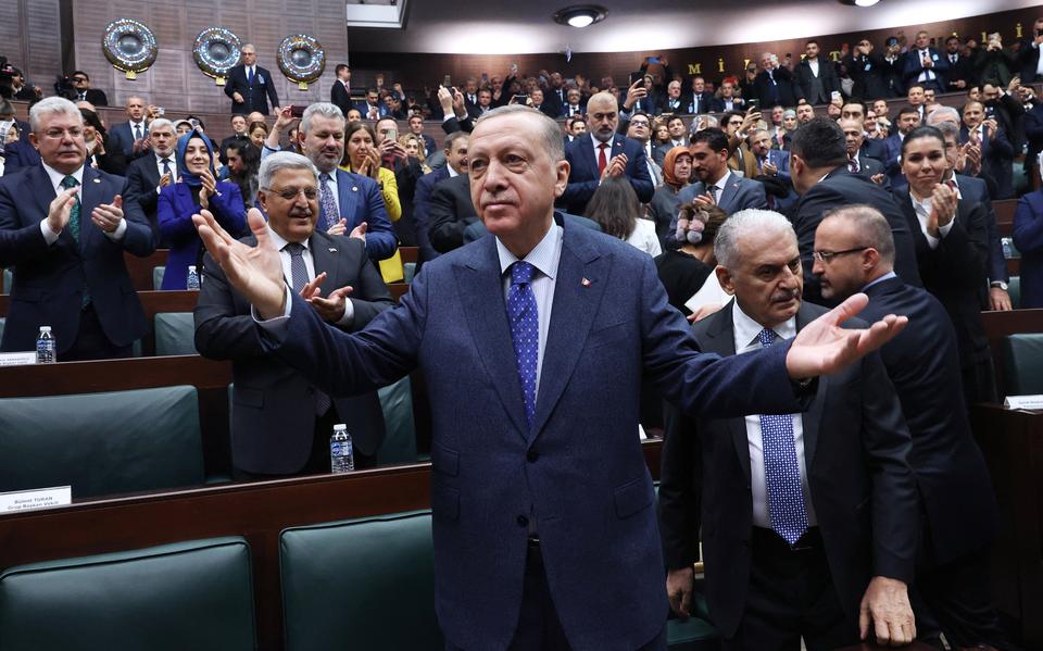 De Turkse president Erdogan. 