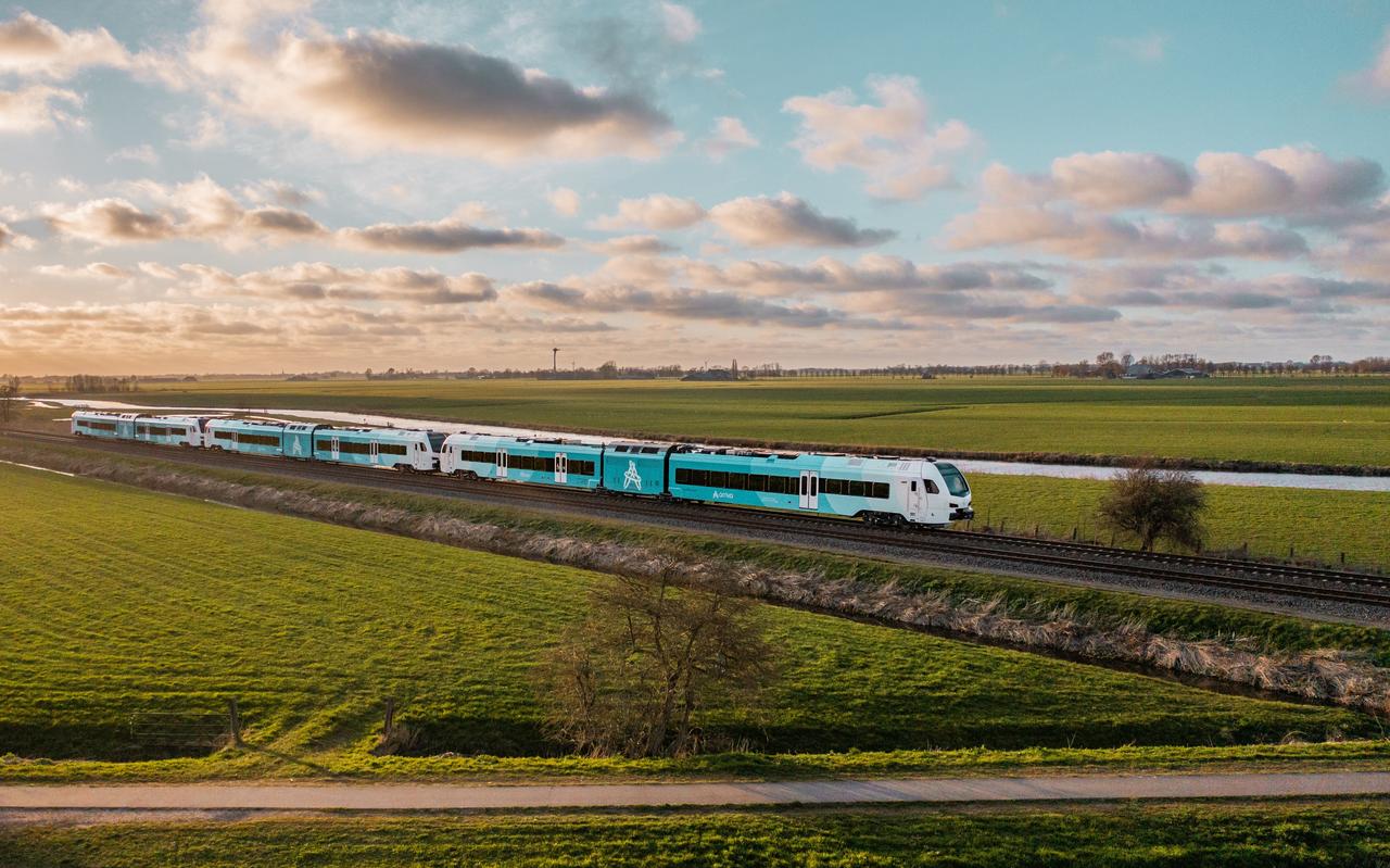 Een trein van Arriva. Een trein van Arriva.
