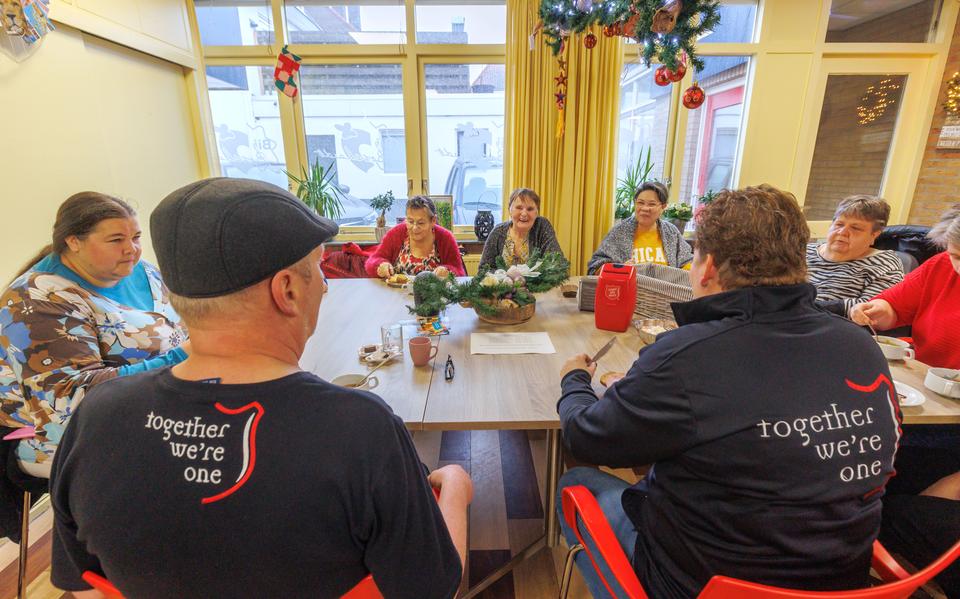 Een Warme Kamer van het Leger des Heils in Drachten. 