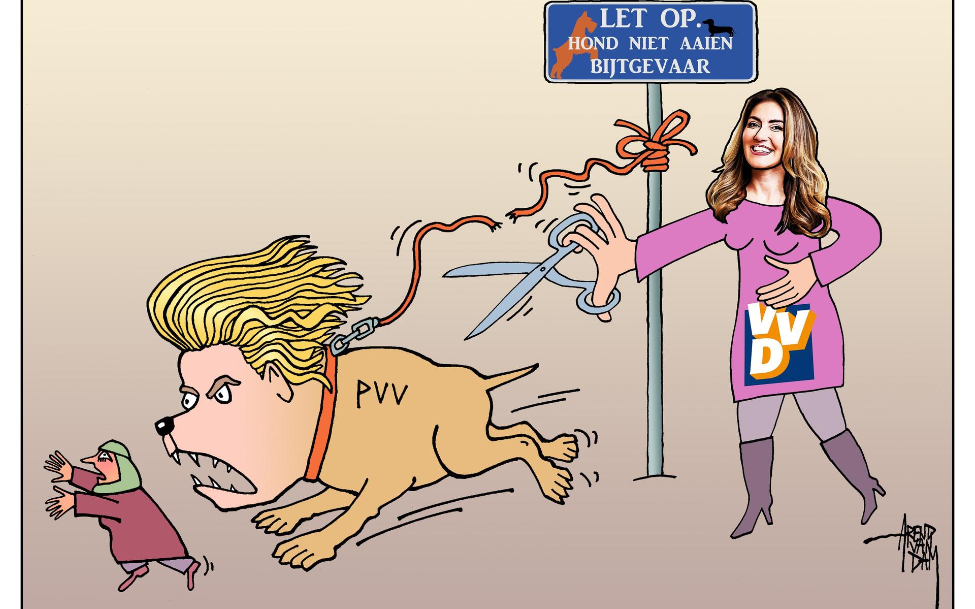 Yesilgöz & Wilders | Cartoon Arend van Dam