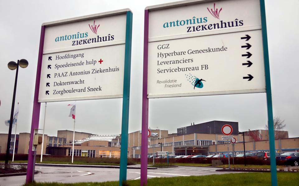 Ziekenhuis Antonius in Sneek. 