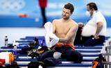Sven Kramer maakt zich donderdagochtend op voor de training. Zondag is de grote dag voor de 35-jarige Heerenvener, wanneer hij de laatste 5 kilometer uit zijn loopbaan schaatst.