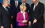 Europees Commissievoorzitter Ursula von der Leyen (m) waarschuwt dat de invloed van de EU dreigt te tanen als het geduld van de aspirant-lidstaten op de westelijke Balkan verder op de proef wordt gesteld.