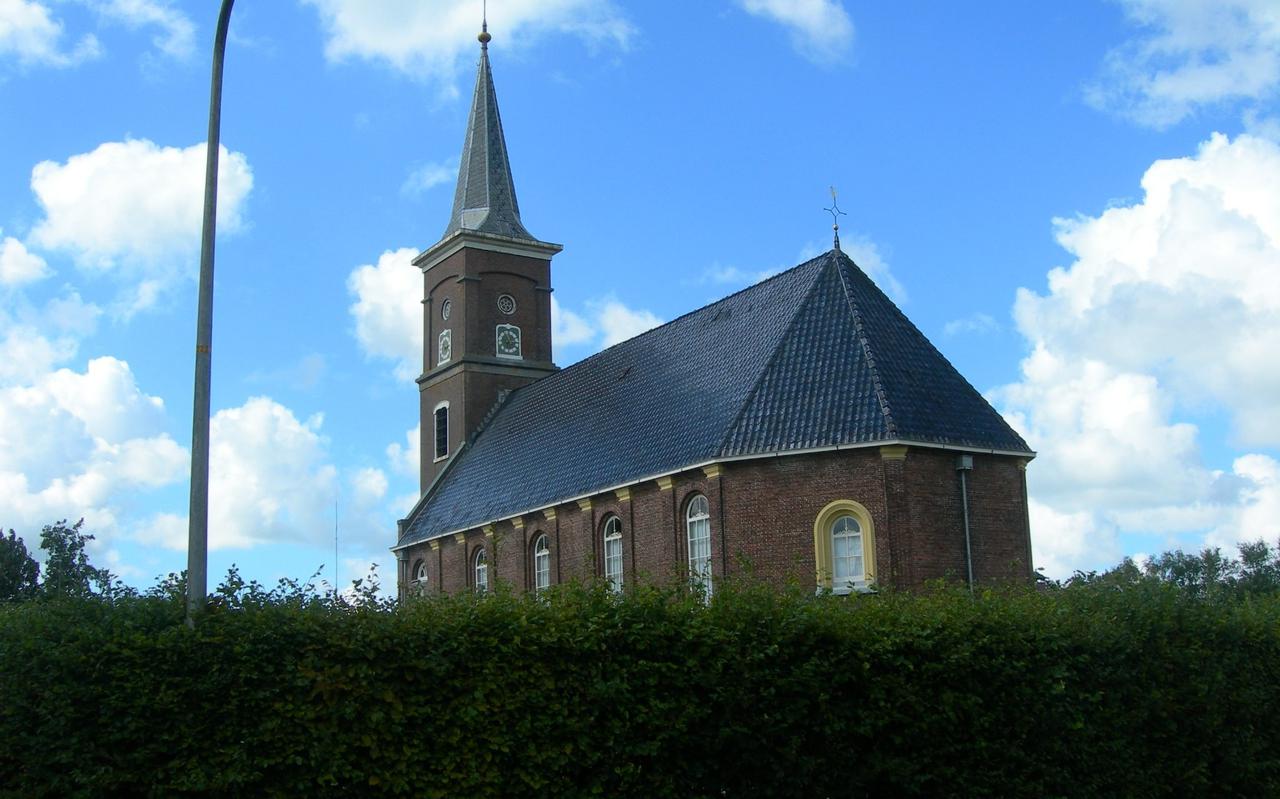 De kerk van Driezum.
