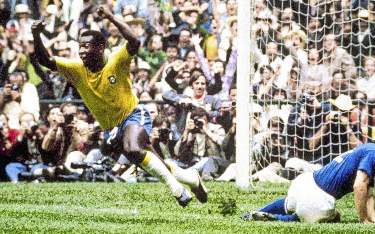 Pelé heeft gescoord tijdens de WK-finale van 1970