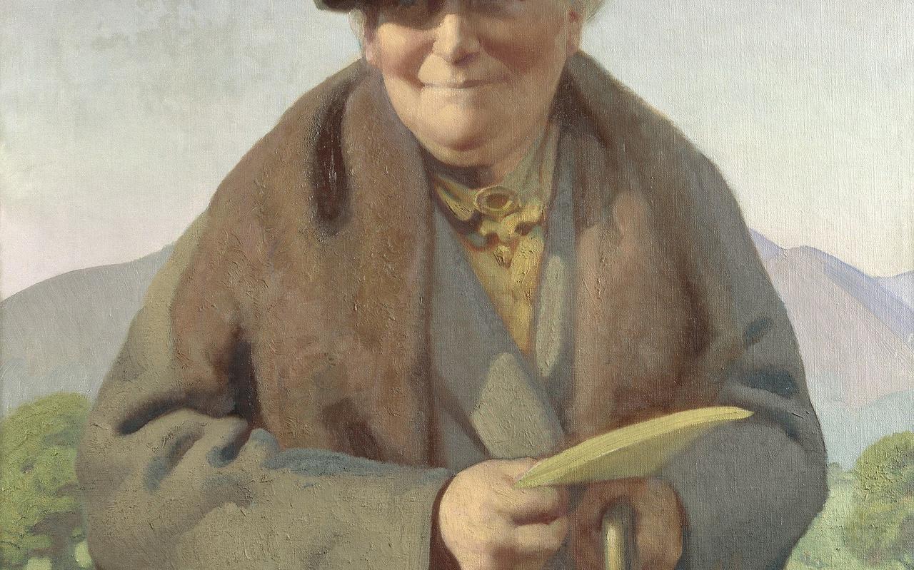 Het Fries Museum pakt uit met een expositie van 88 portretten, merendeels uit The Portriat Gallery. Met onder meer een portret van schrijfster Beatrix Potter, door Delmar Banner in 1938. © National Portrait Gallery, Londen.