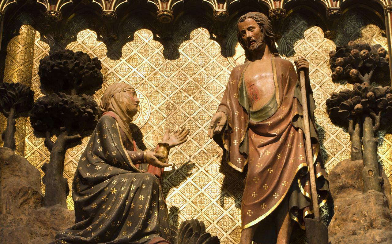 Christus' verschijning aan Maria Magdalena na de opstanding, in de Notre-Dame te Parijs.