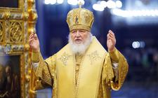 De Russisch-orthodoxe patriarch Kirill. 